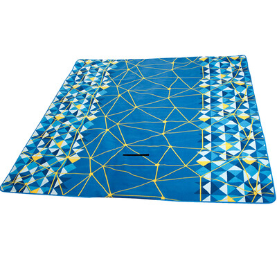 

Squale SCALER picnic pad outdoor camping moisture-proof pad beach mat plus velvet thick large waterproof waterproof moisture-proof portable folding 2 m × 2 m Z7751029 blue