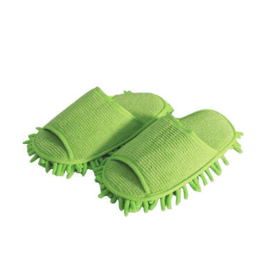 

1pcs Multi-Function Chenille Fibre Washable Dust Mop Slippers Cleaning Shoes