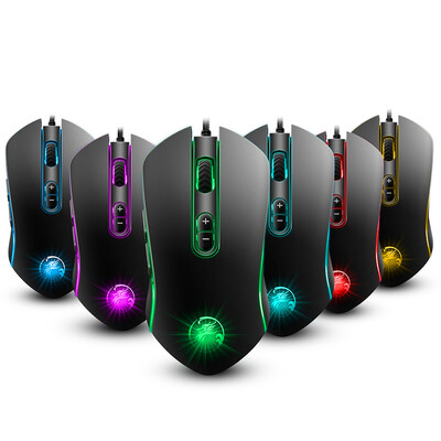 

iMICE A6 Esports Gaming Mouse Wired USB Macro Definition Programming CF LOL Glowing Gaming Mouse