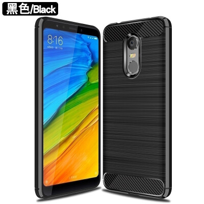 

Fivice XIAOMI Redmi 5 plus case Brushed carbon fiber silicone anti-fall soft shell phone case