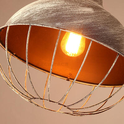 

Industrial Restor Pendent Lights Lamp Pot Wrought Iron