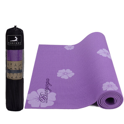 

Peele Yoga PVC6MM Отпечатанный Anti-slip Yoga Mat Фиолетовый с рюкзаком