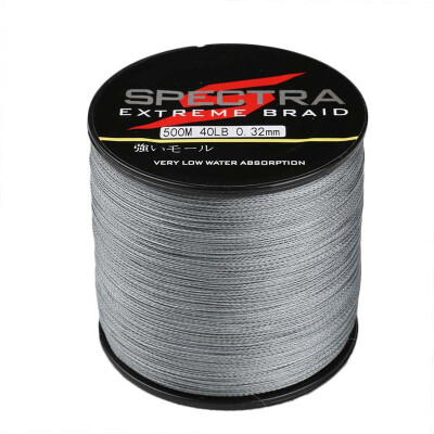 

100M-2000M 6LB-300LB Test Gray 100PE Dyneema Braided Fishing Line