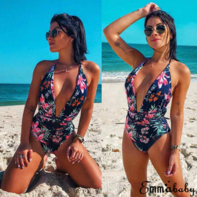 

Women Push-up Padded Triangle Bra Top Thong Bottom Bikini Set Swimsuit Swimwear