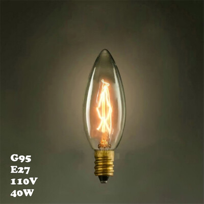 

40W Candle Filament LED Edison Light Bulb Retro E142700K Imitation Tungsten Energy Saving LampC35