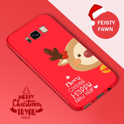 

ASINA Christmas Phone Case For Samsung S8 S9 A5 2017 A8 2018 Soft Silicone Cover For Galaxy Note9 J7 2017 Case Santa Claus Funda