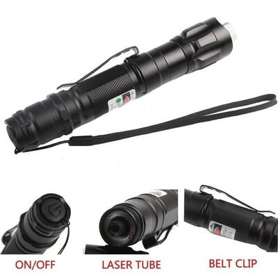 

5mw 10 Mile Military Green Laser Pointer Pen Light 532nm Visible Beam Burn Focus