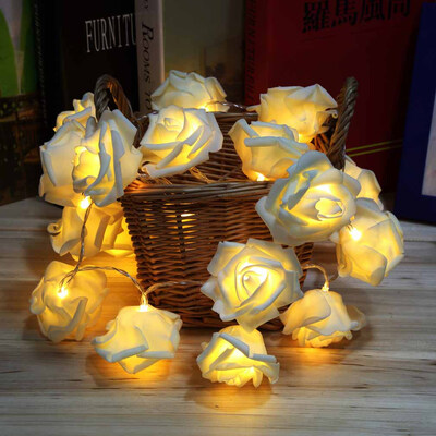 

20LED Rose Flower Fairy Wedding Party Christmas Decoration String Lights