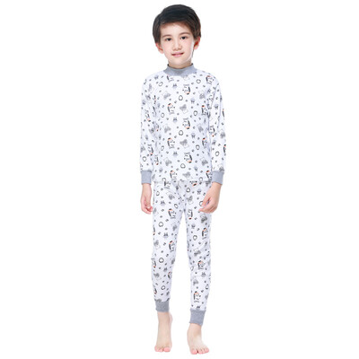 

Red Beans (Hodo) Cotton Underwear Set Men's Middle Dolls Autumn and Autumn 100% Cotton Qiu Qiu Qiu HD8085 Gray D110