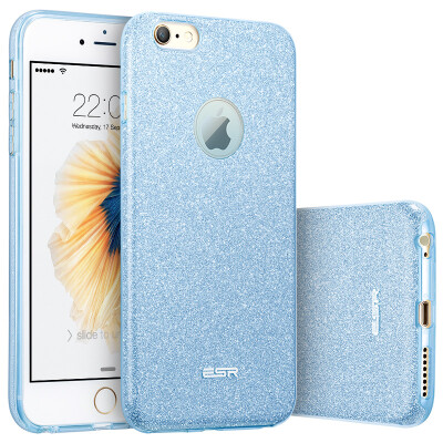 

ESR iPhone6 ​​Plus / 6s Plus Mobile Phone Cases / Cases Apple 6S Plus Mobile Phone Cases Shimmer Protection Shoulder Protection Soft Shell Makeup Series Ice Blue