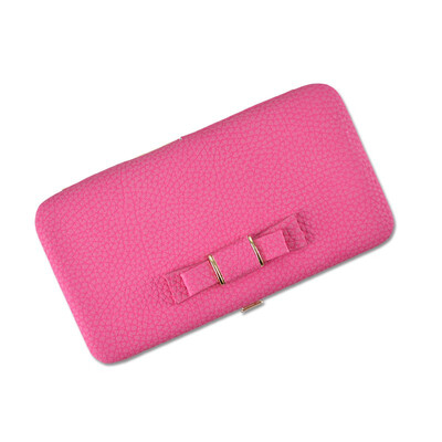 

Purse Bow Wallet Female Famous Brand Card Holders Cellphone Pocket Pu Leather Women Money Bag Clutch Women Wallet