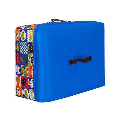 

Western SIVIN blue childrens quilt storage bag kindergarten preschool class nap quilt bag clothes storage bag moving bag sorting bag marine blue