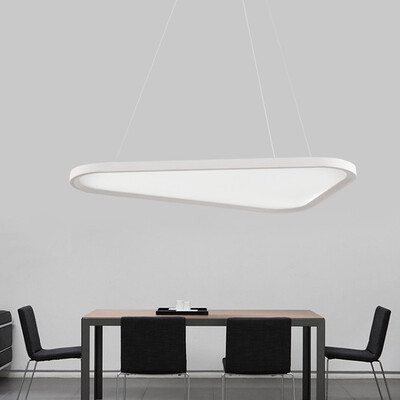 

Baycheer HL482187 Yellow Light Acrylic Triangular LED Office Chandelier