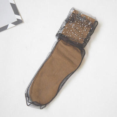 

High Socks Sexy Stockings Embroidery Flower Pantyhose Mesh Fishnet Pattern