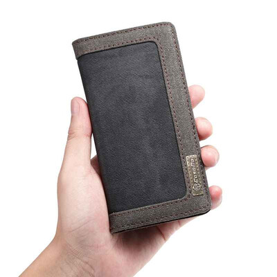 

Cow Boy Design Canvas Case For iPhoneX Xr Caseme Jeans Denim Leather Credit Card Wallet Flip Stand Cover For iPhoneXs Xs Max