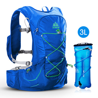 

AONIJIE Hydration Vest Running Water Pack Vest Marathon Hydration Backpack with Emergency Blanket Whistle Extra 3L Water Bladder