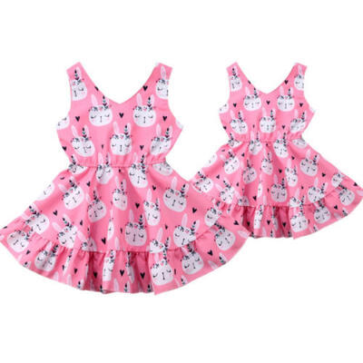 

Summer Toddler Baby Girl Tutu Princess Dress Party Kids Clothes Dresses 1-6Years