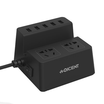 

QIC BP2A5U 2-position 15 meter socket 5 USB power strip master switch switch socket strip wiring board drag line white