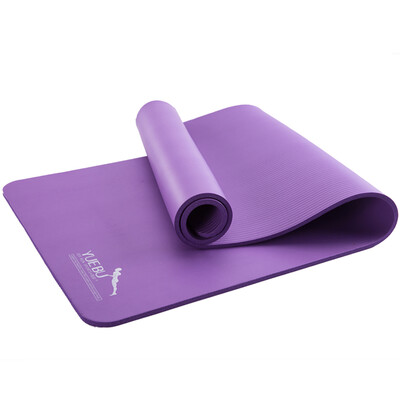 

Yue Yu yuebu YBNYJD809 beginner 10MM lengthening non-slip fitness mats sit-ups sports pads yoga mats purple