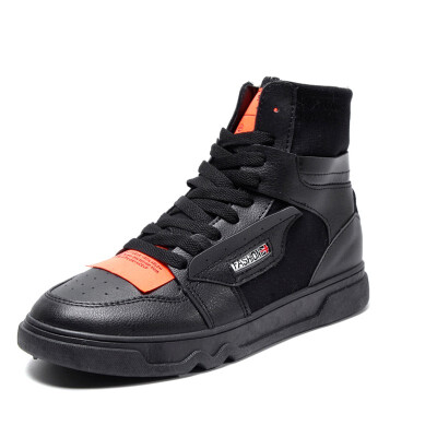 

Mens flannel fashion leisure boots warm high-top shoes