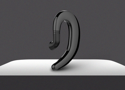 

NeillieN V6 does not enter the ear Bluetooth headset wireless mini hanging ear sports driving bone conduction concept long standby