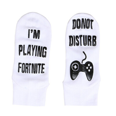 

Unisex Novelty Funny Sport Socks DO NOT DISTURB IM Gaming Gift for boyfriend