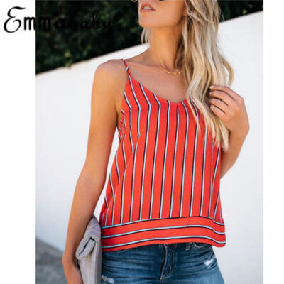 

Fashion Summer Womens Sleeveless Casual Tank Tops Vest Blouse Ladies T-Shirt