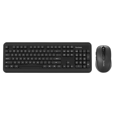 

ViewSonic CW1265 Wireless Keyboard&Mouse Set Wireless Mouse Wireless Keyboard Set USB External Optical Mouse Keyboard Set Black