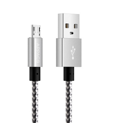 

APPCAS Micro USB Cable 1M2M3M Charging Mobile Phone Cable Braided Nylon USB to Micro USB Charging Cable for Android Data Cable