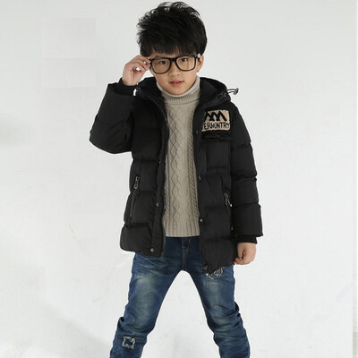 

Winter Jacket For Boys Childrens Down Jacket Hooded Coats&Parkas Thick Children Overcoat Boy Clothes