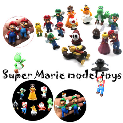 

Super Mario Brothers Action Figures Cartoon Toy Set 18 Assorted Characters for Hours of Creative Play