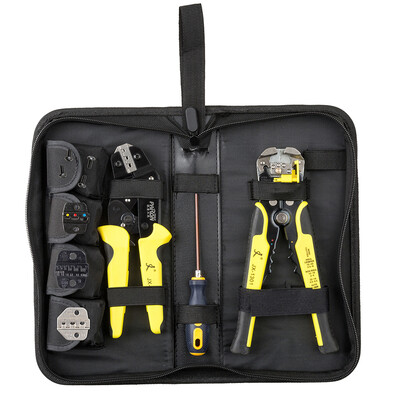 

Meterk Professional 4 In 1 Wire Crimpers Engineering Ratcheting Terminal Crimping Pliers Bootlace Ferrule Crimper Tool Cord End Te