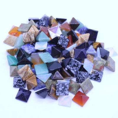 

Pyramid Gemstone Natural Stone Crystal Quartz Healing Point Chakra Home Office