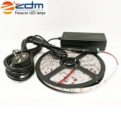 

ZDM 5M Waterproof 72W 300PCS 5050 3 RED&1 Blue Group LED Plant Light Strip 12V6A EU AU