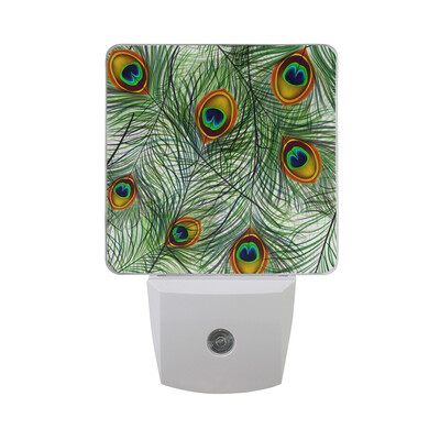 

ALAZA LED Night Light With Smart Dusk To Dawn SensorOwl Catching Mouse Moon Night Plug In Night Light