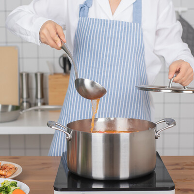 

Beijing made 304 stainless steel soup spoon porridge spoon multi-function household kitchen cooking utensils