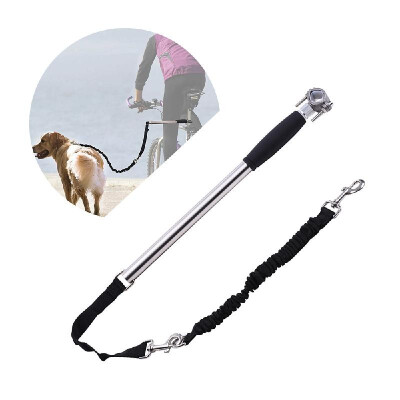 

Newest Hands Free Dog Bicycle Bike Training Leash Exerciser Walker Stainless Steel Dog Supplies for Outdoors