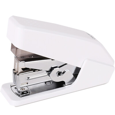 

Deli 0467 medium-sized stapler stapler single finger easy binding with 12 nails can be installed 100 staples white