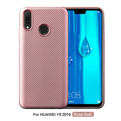 

Goowiiz Phone Case For Huawei Mate 20 LiteY9 2019Honor 9 Plus Luxury Ultra-thin Carbon Fiber Soft Silicone Complete protection