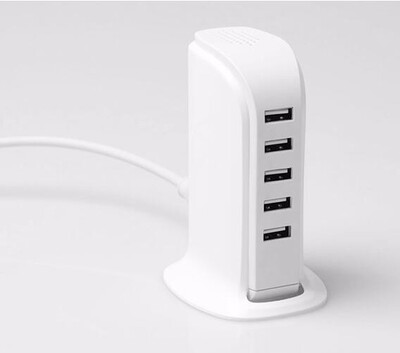

Multi-port charger 5USB socket 5v6A US European&British regulations Multi-function Smart charging socket Travel charger Appli