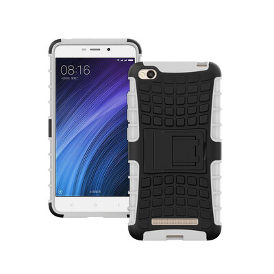 

Fivice Xiaomi Redmi 4A Case TPU anti-fall tire pattern back clip bracket phone case