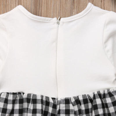 

Newborn Baby Girls Rabbit Cotton Dress Long Sleeve Overall Tutu Dress Outfits UK
