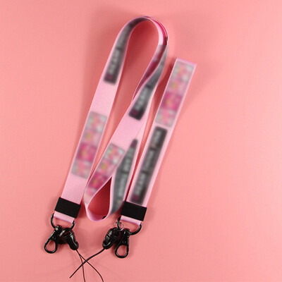 

KOOLIFE Mobile Shell Features Lanyard Mobile Hanging Neck Rope Hanging Mobile Phone Chain Rotating Lanyard Hanging Brand Badge Key Applicable Perforated Covers - Pink