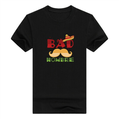 

Bad Hombre Anti-Trump Graphic Mens T-Shirt