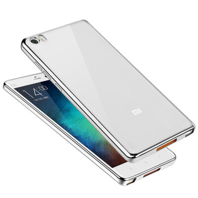 

MOONCASE Soft TPU Transparent Back Plating Side Case Cover For Xiaomi 5