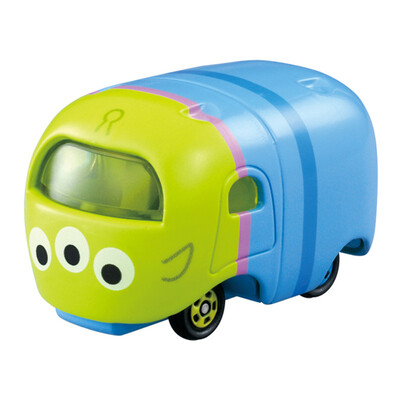 

Tama (TAKARA TOMY) anime peripheral toy alloy car model Disney Duo Mei card TSUM-TSUM heap leap music - space alien car TMYC840541