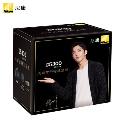 

Nikon D5300 18-55 VR anti-shake kit fashion strap special version entry-level SLR digital camera about 2416 million effective pixel flip screen built-in WiFi