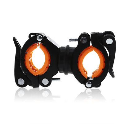 

Cycling Bike Rotating Light Front Lamp Flashlight Pump Handlebar Holder Bicycle Accessories high-quality plastic&rubber