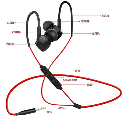 

It is suitable for Apple earphone stereo heavy woofer ear in line power operated running headphones