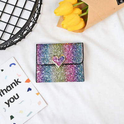 

Women Short Wallet Coin Purse Organizer Pocket Small Credit Card Holder Purse